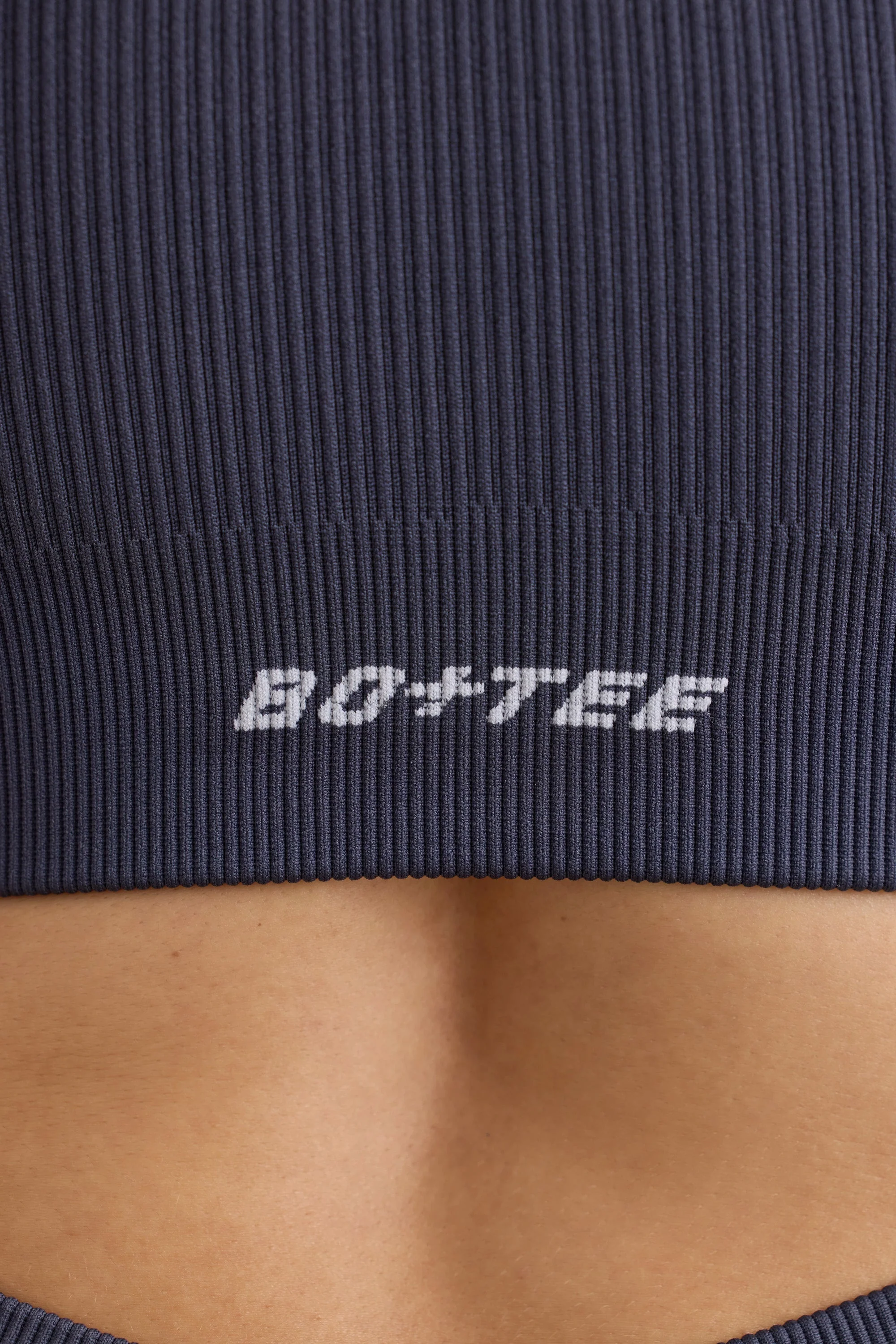 FlexiRib Racerback Sports Bra in Indigo Slate - Image 4