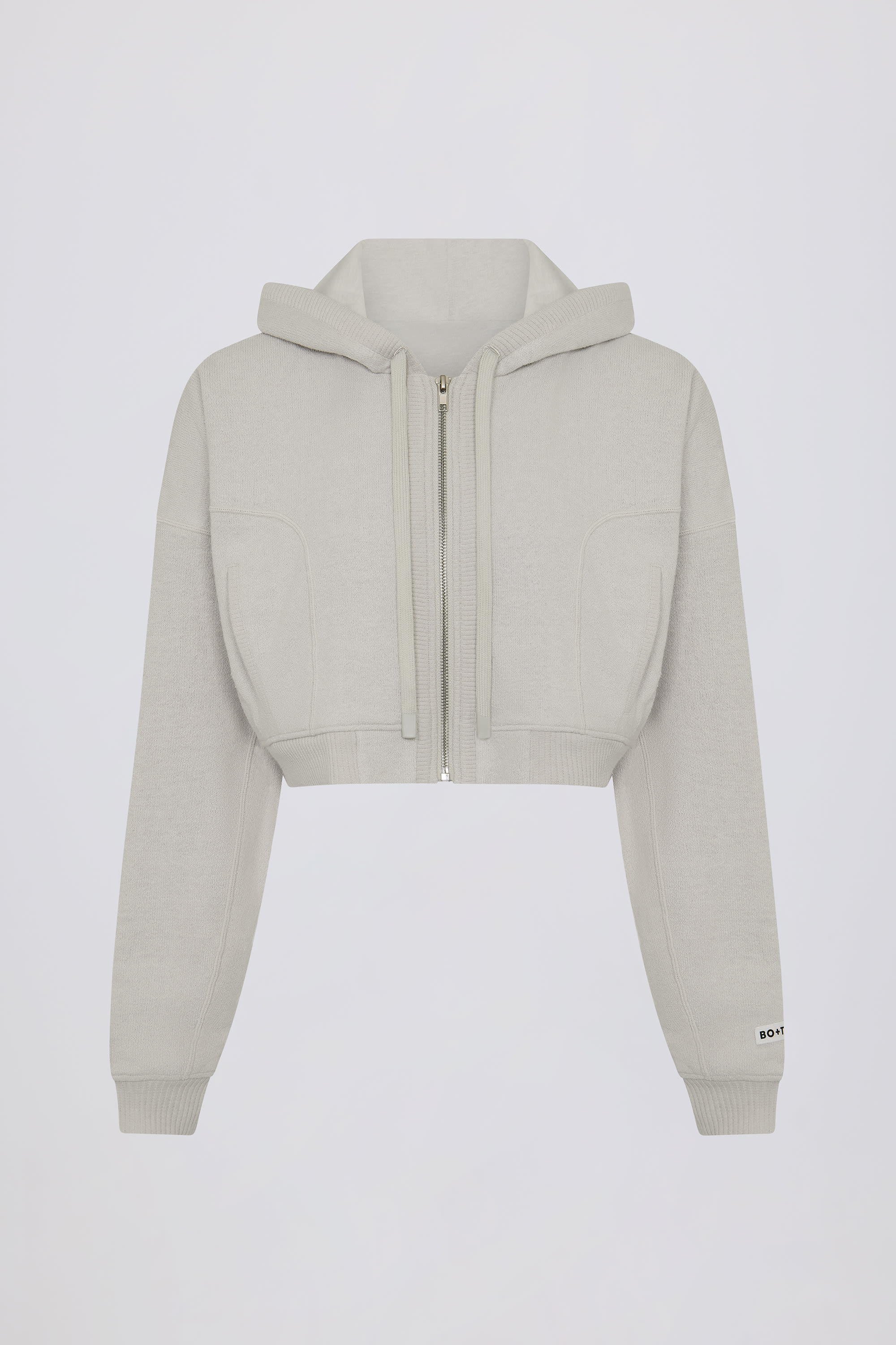 Lightweight Knit V-Neck Oversized Jumper in Light Grey