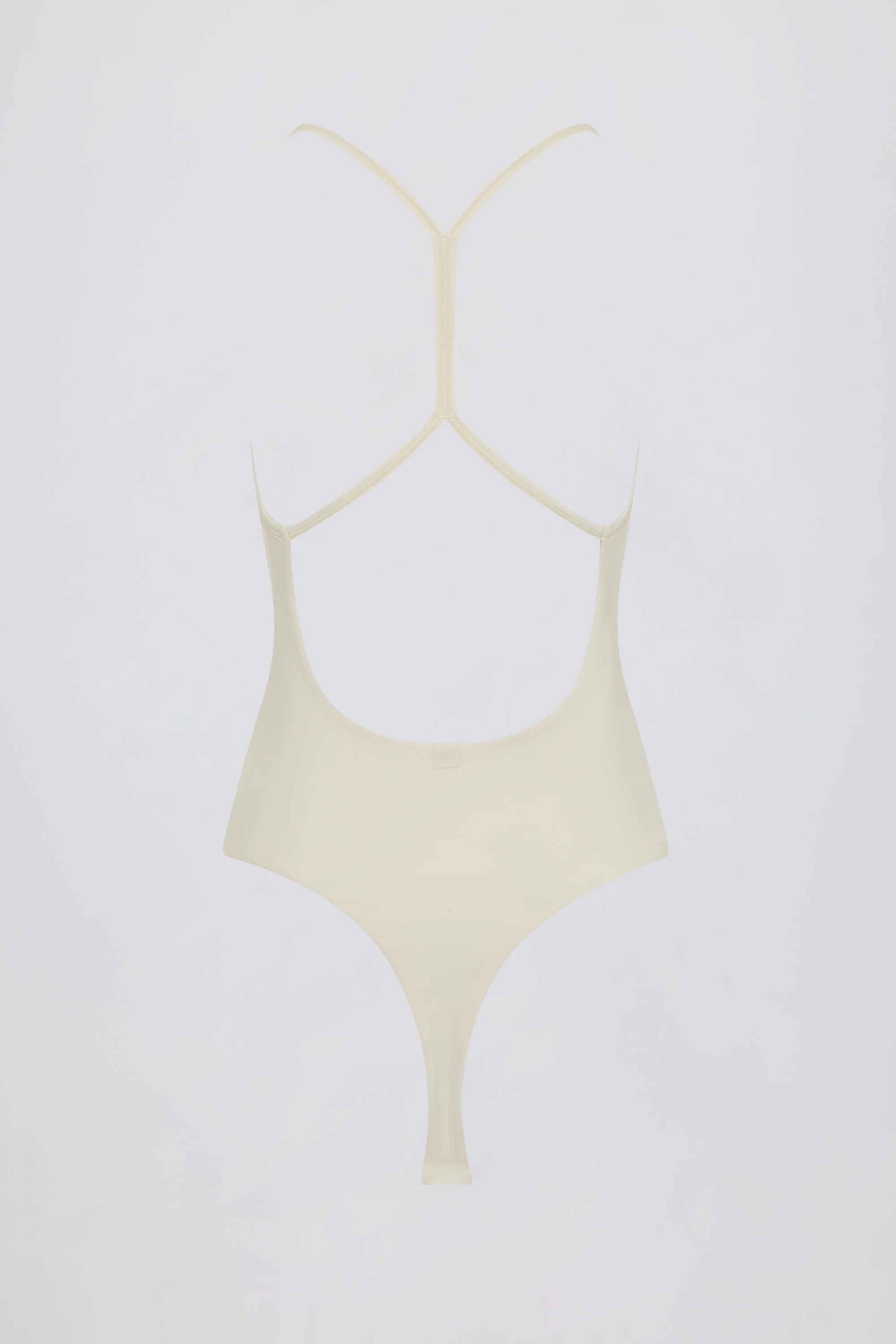 Cut-Out Bodysuit in Cream - Image 5