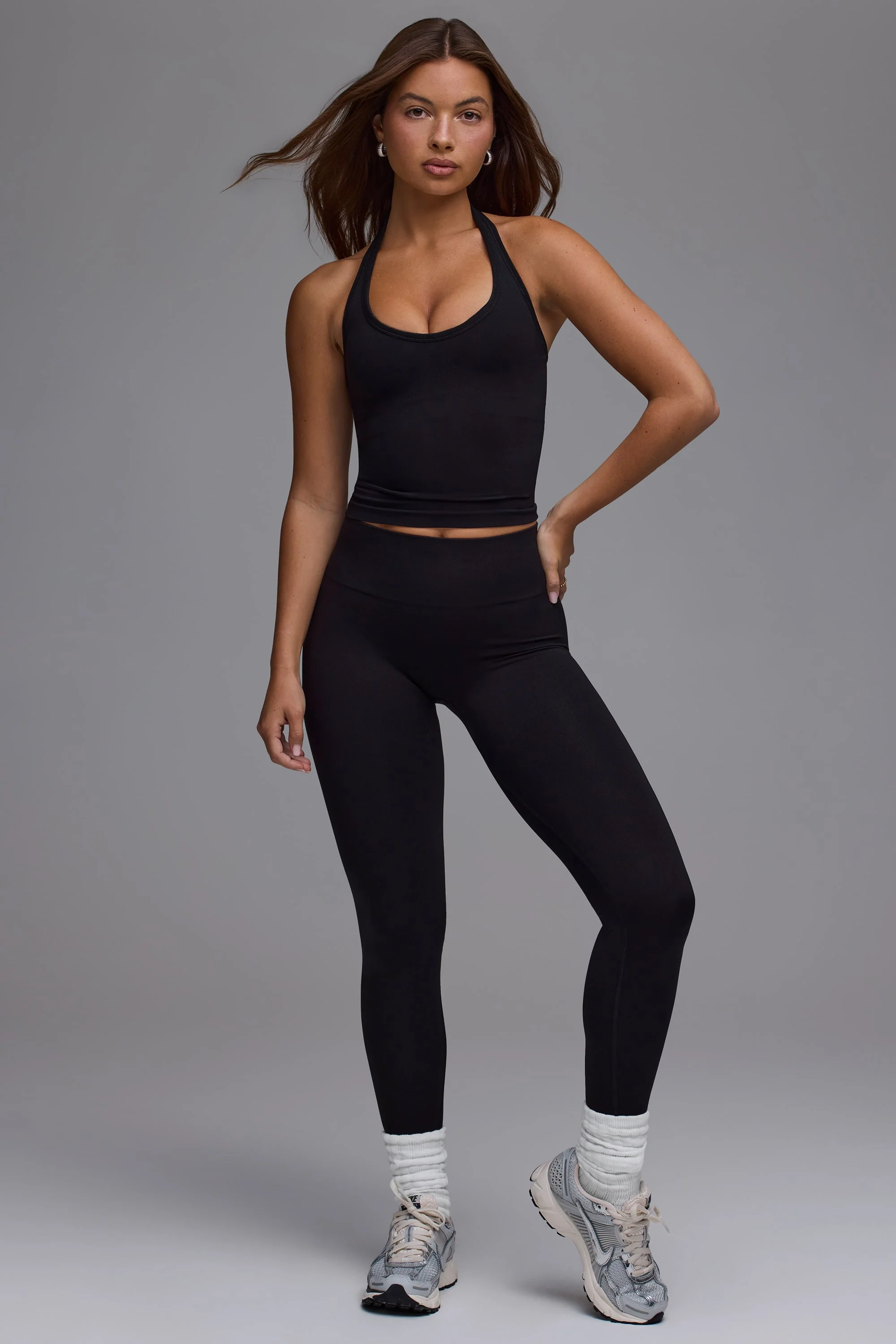 Define Luxe High-Waist Leggings in Black - Image 2