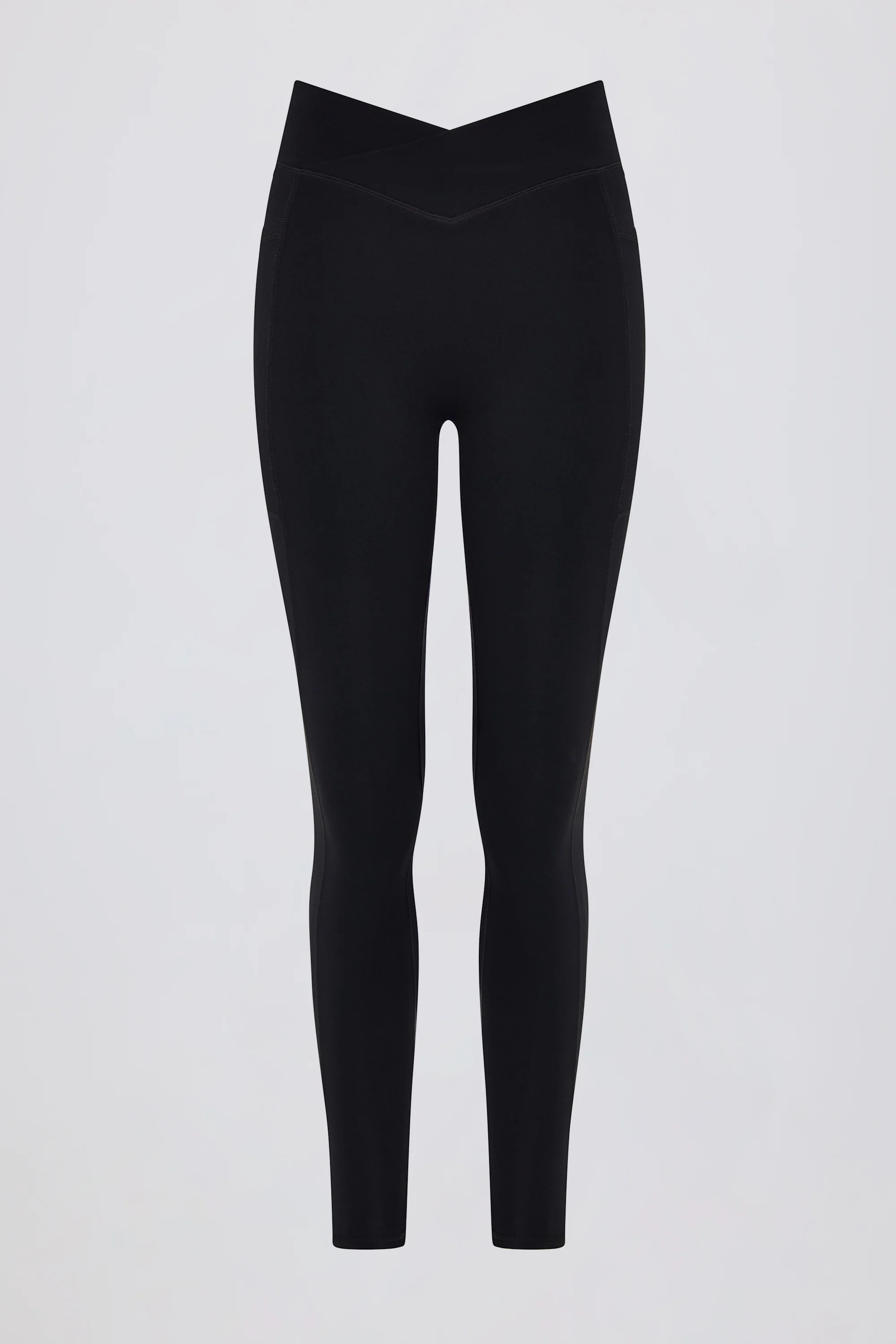 Soft Active Full-Length Pocket Leggings in Black - Image 2