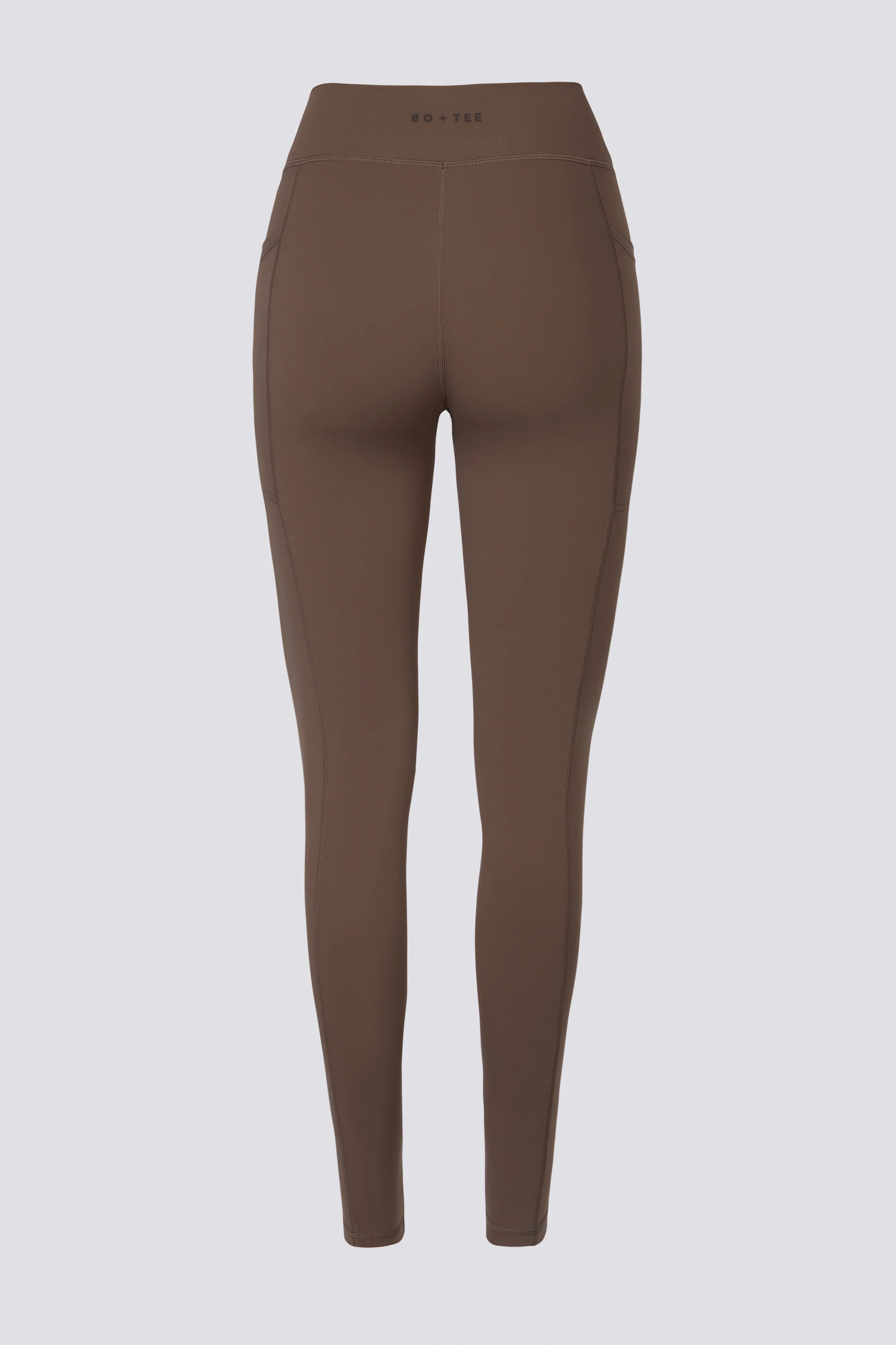 Soft Active Full-Length Pocket Leggings in Cocoa - Image 4