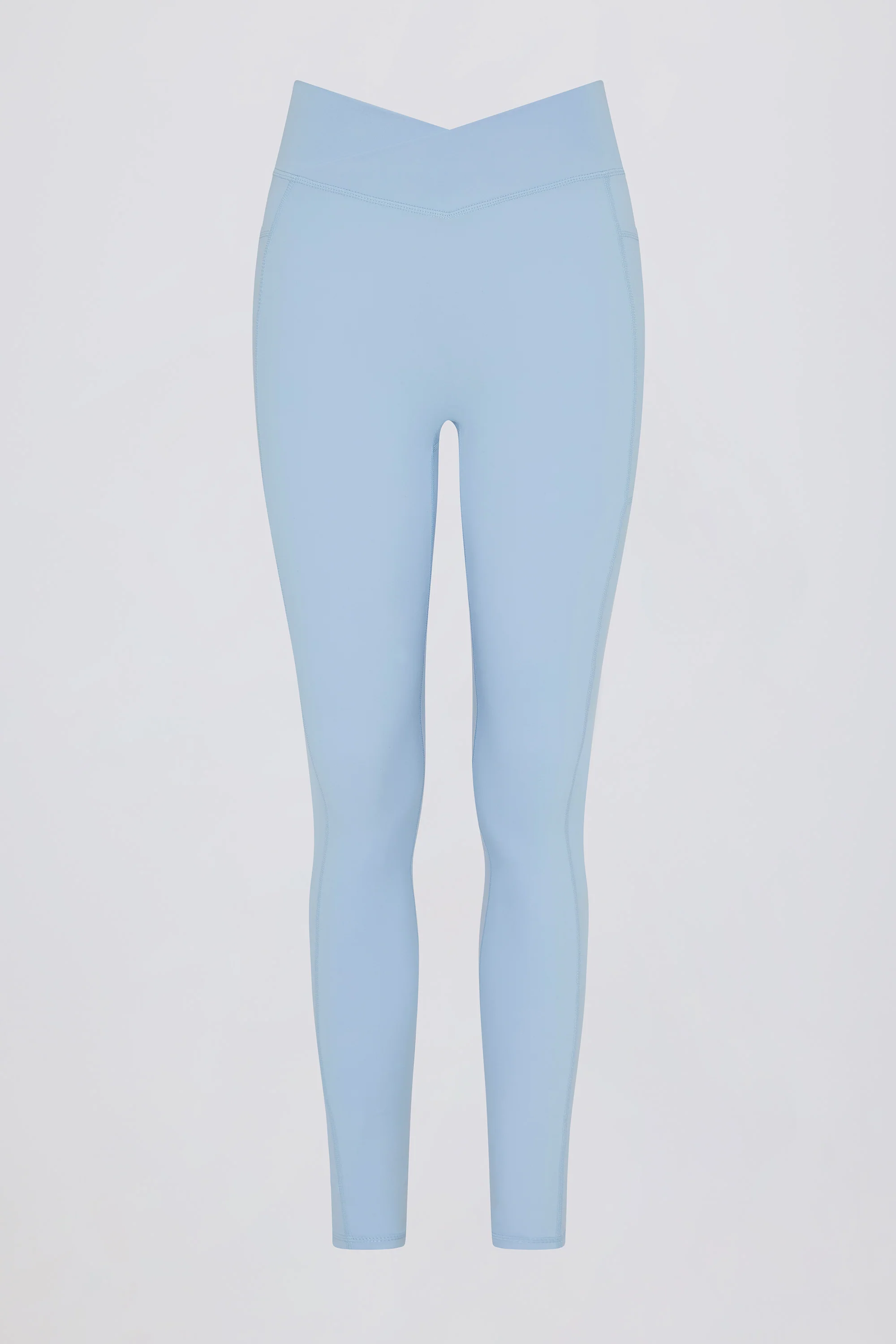 Soft Active Full-Length Pocket Leggings in Sky - Image 4