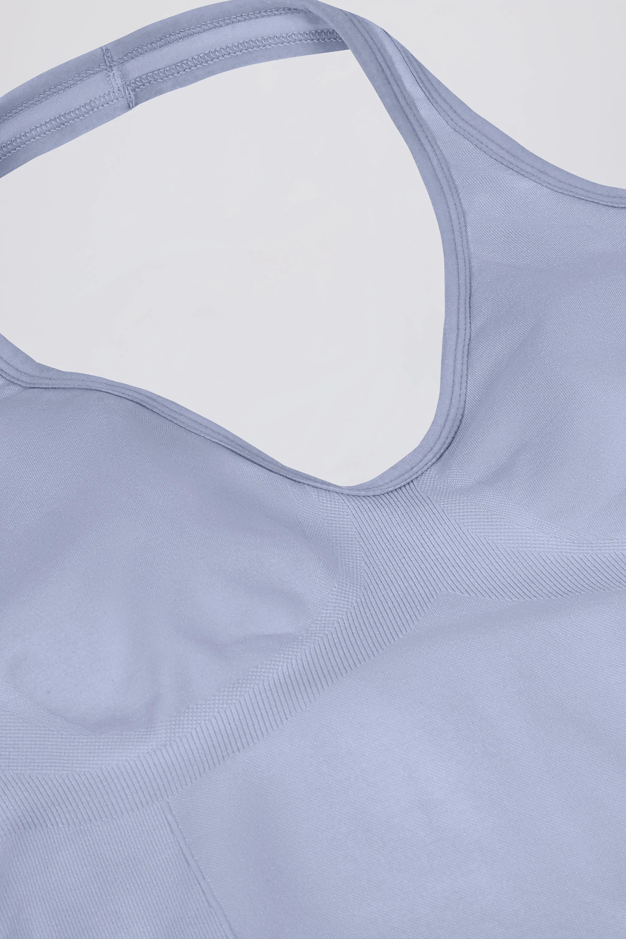 Define Luxe Halterneck Tank Top in Blue Grey - Image 9
