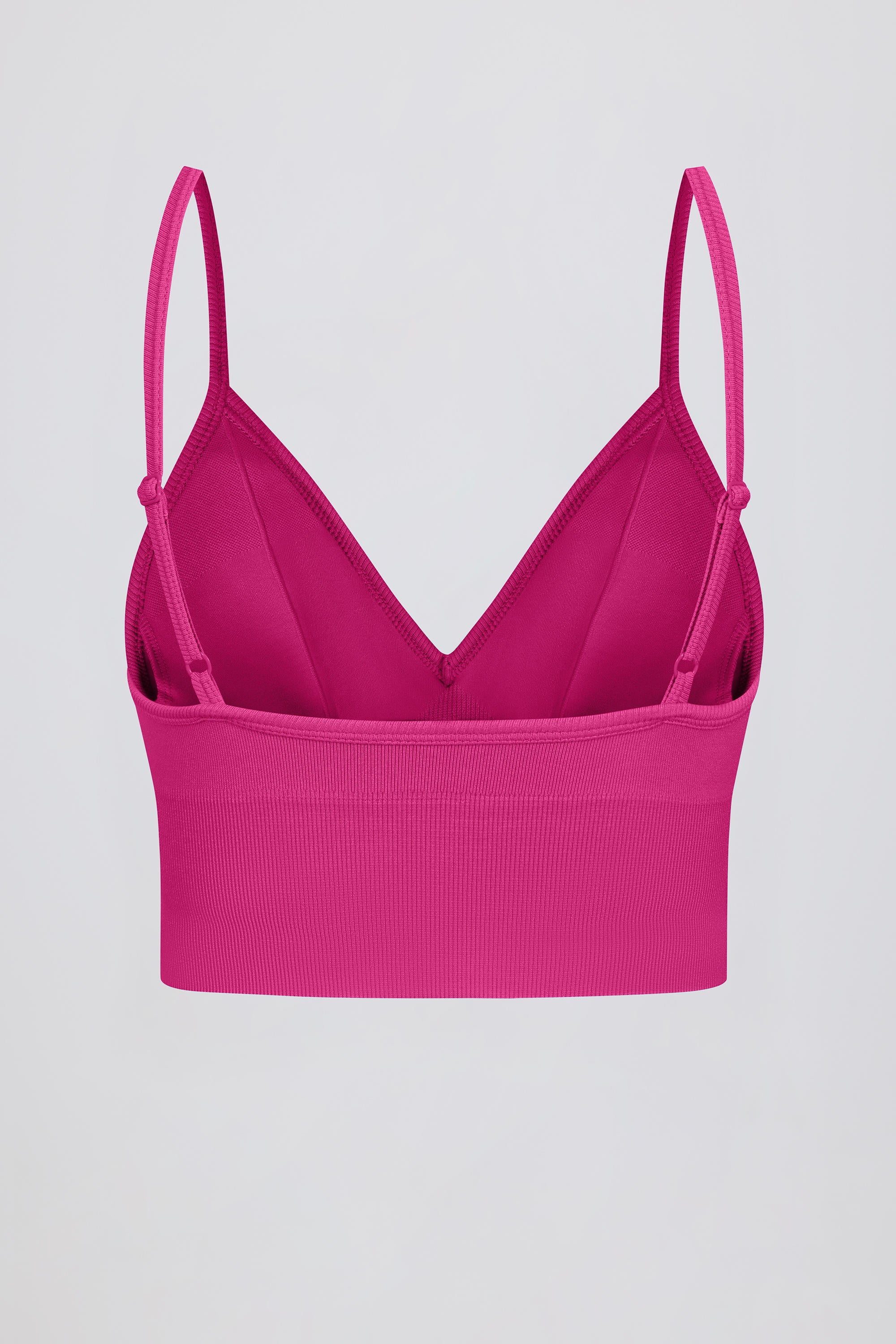 Define Luxe V-Neck Sports Bra in Berry - Image 10
