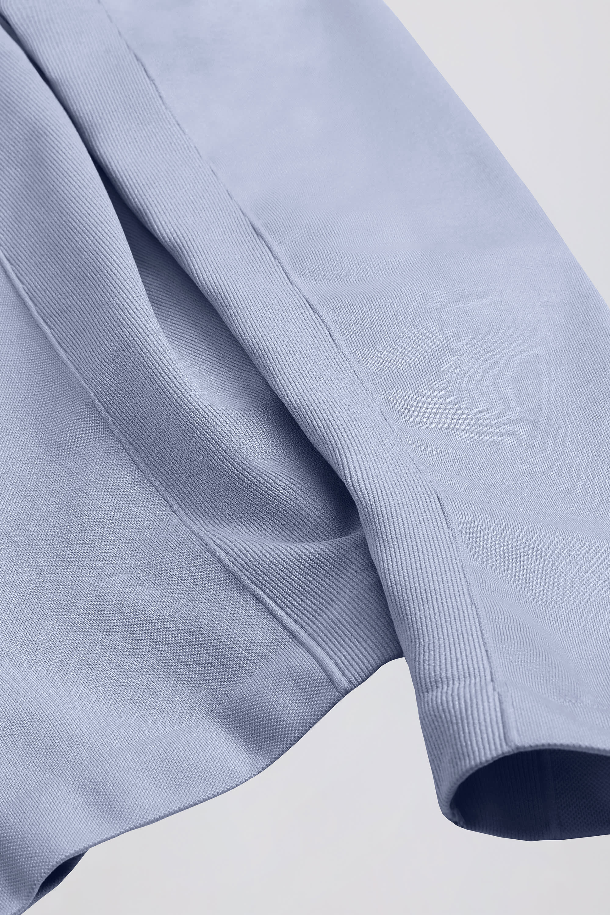 Define Luxe Zip-Up Jacket in Blue Grey - Image 10