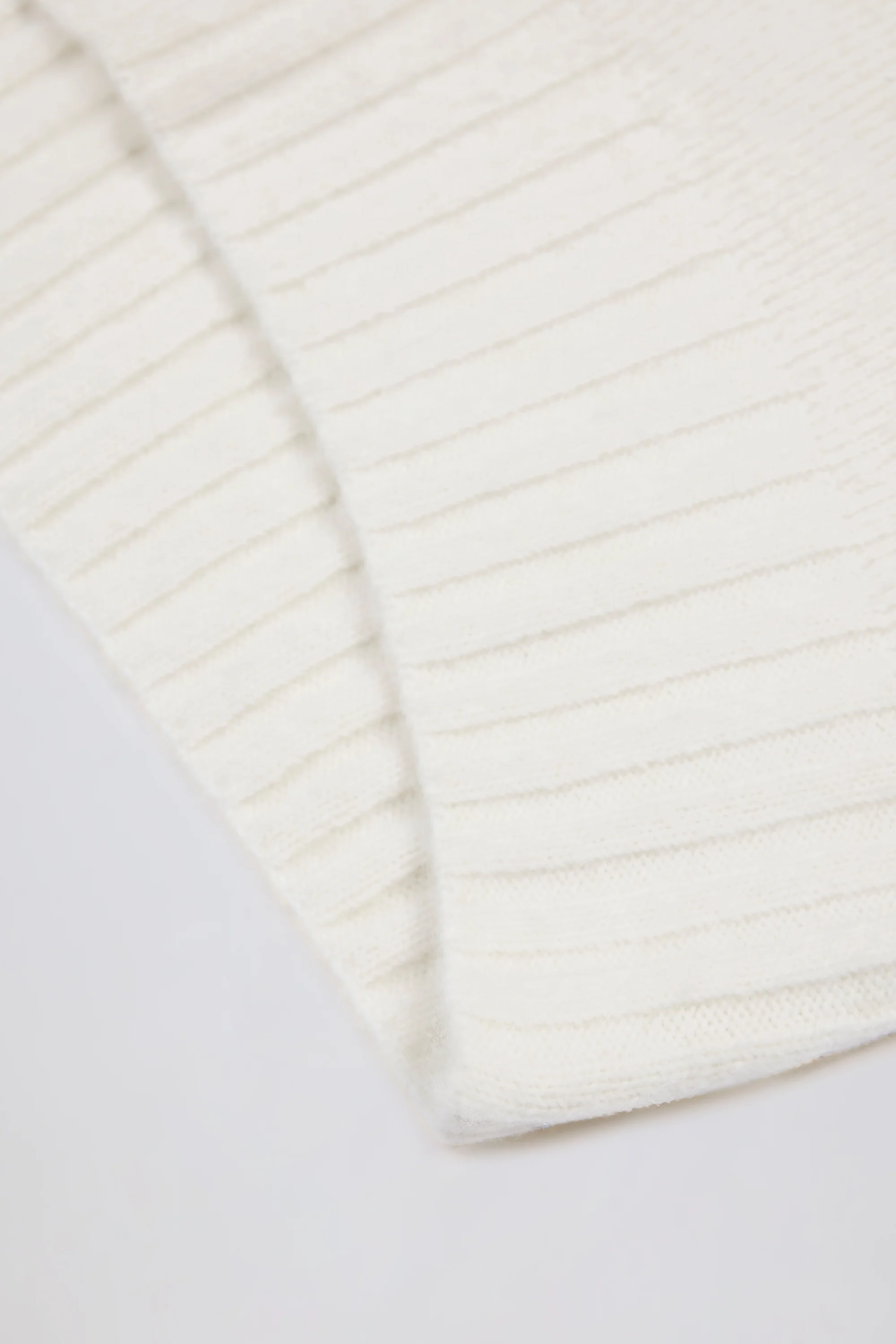 Soft Knit Oversized Jumper in Ivory - Image 3