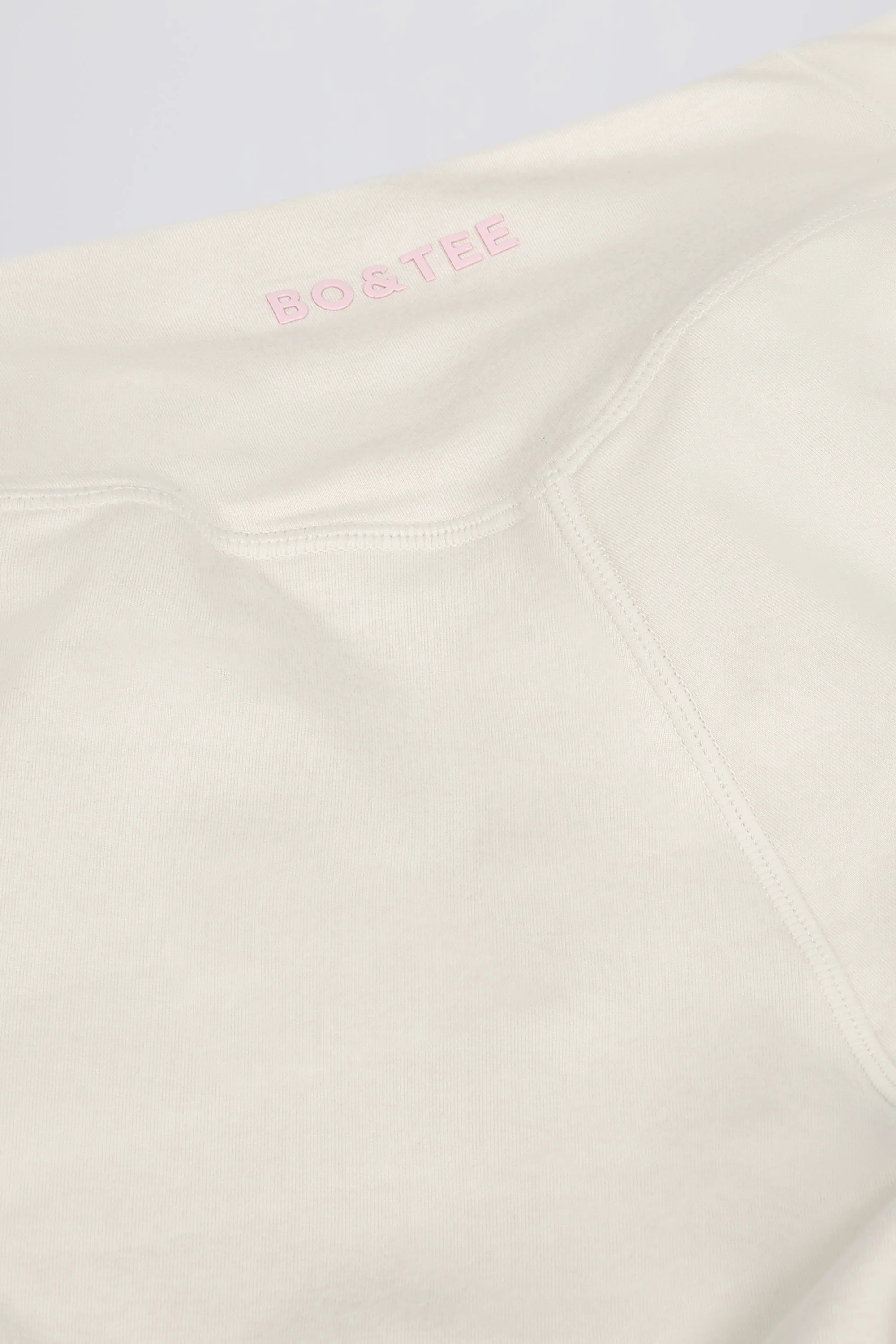 Ruched Mini Shorts in Ivory Marl - Image 9