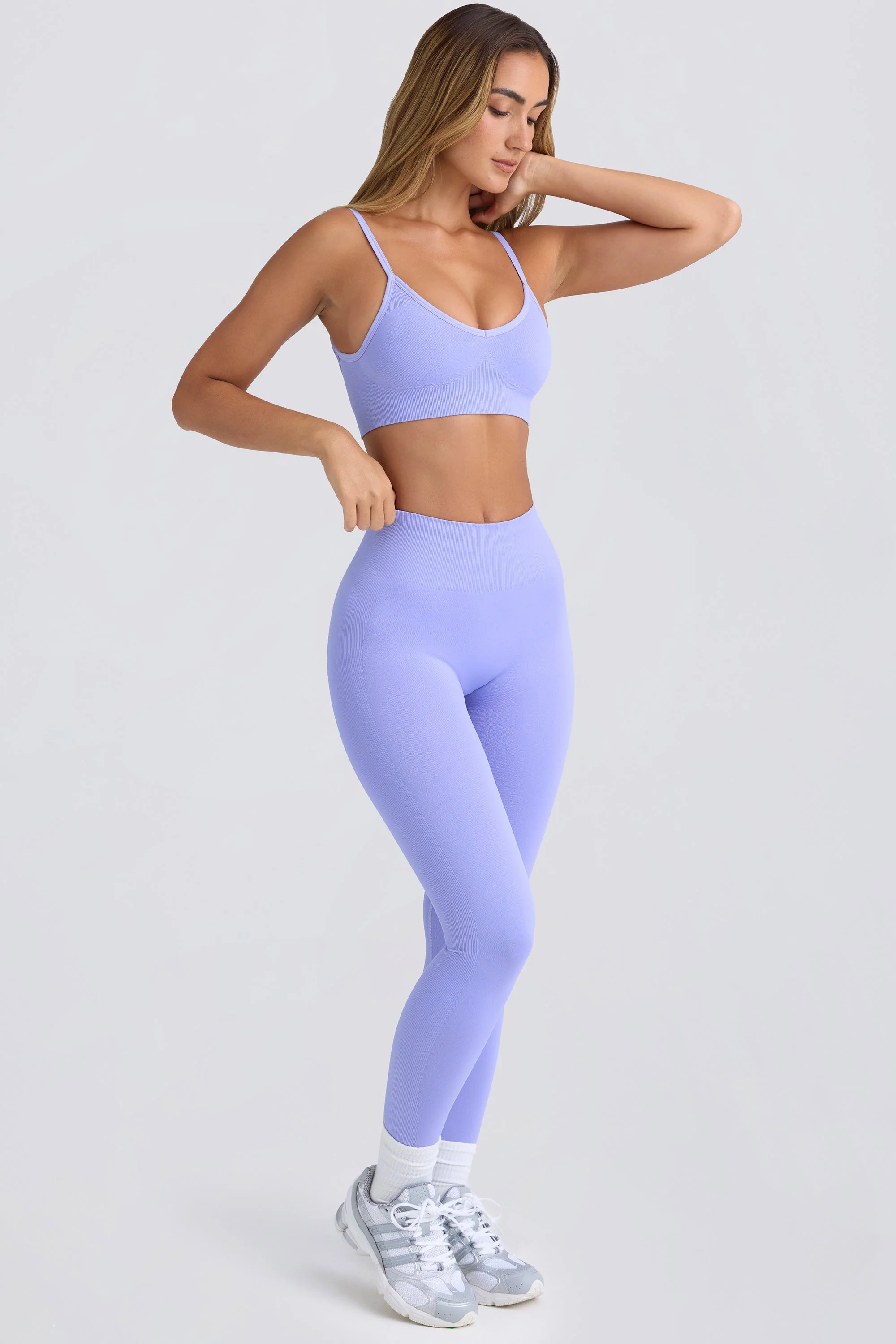 Super Sculpt Seamless Leggings in Periwinkle - Image 5