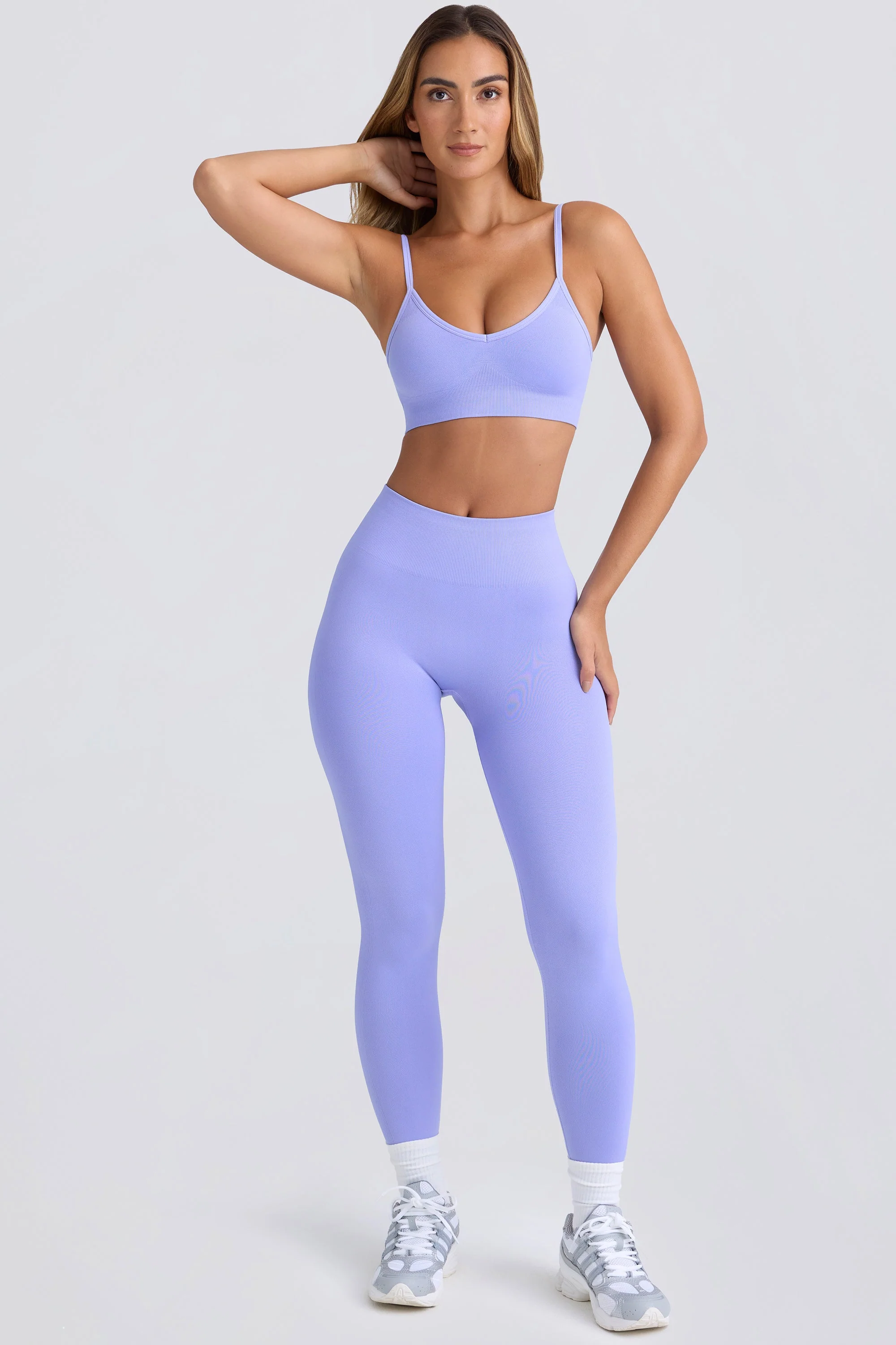 Super Sculpt Seamless Leggings in Periwinkle - Image 7