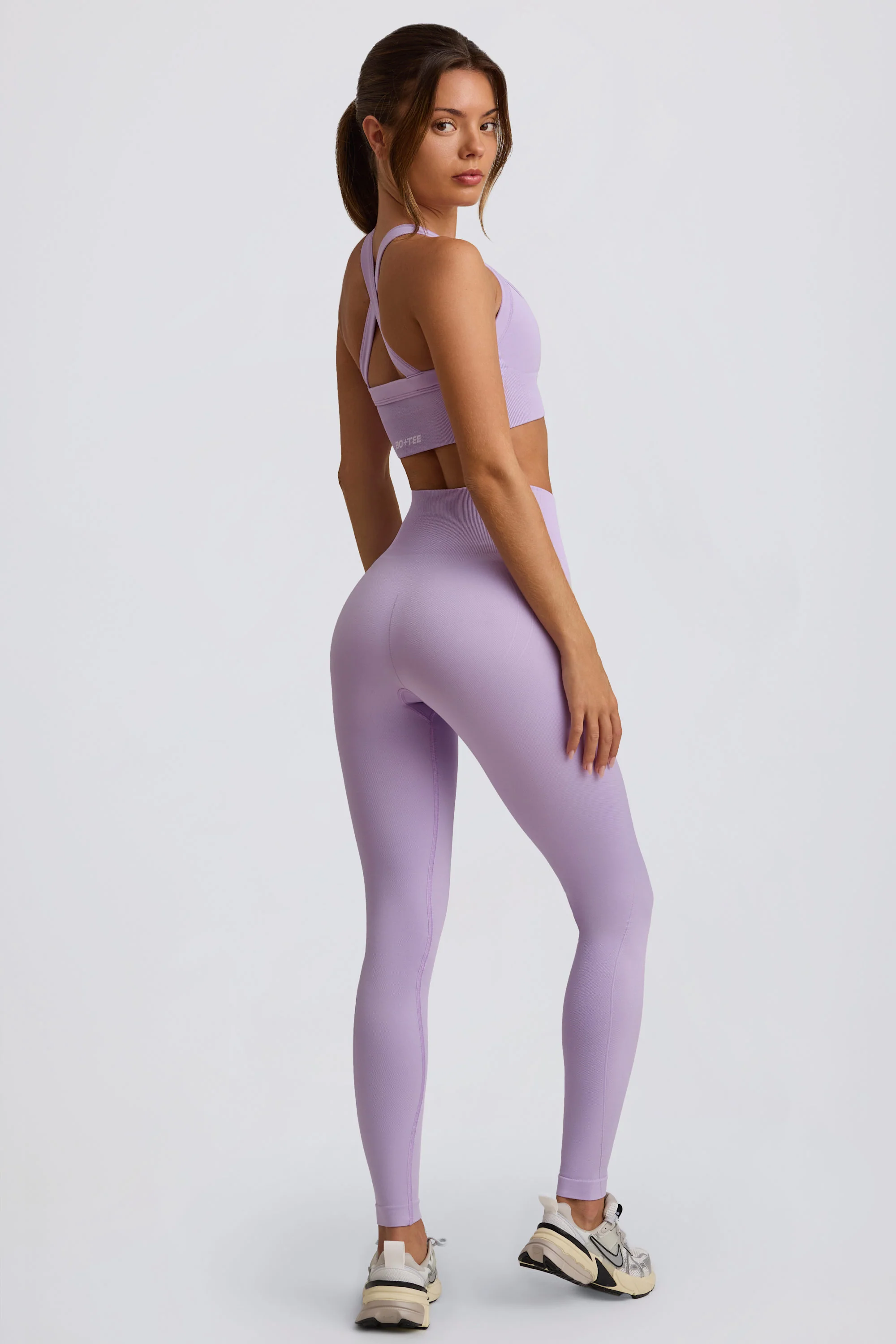 Super Sculpt Seamless High-Waist Leggings in Soft Lilac - Image 2