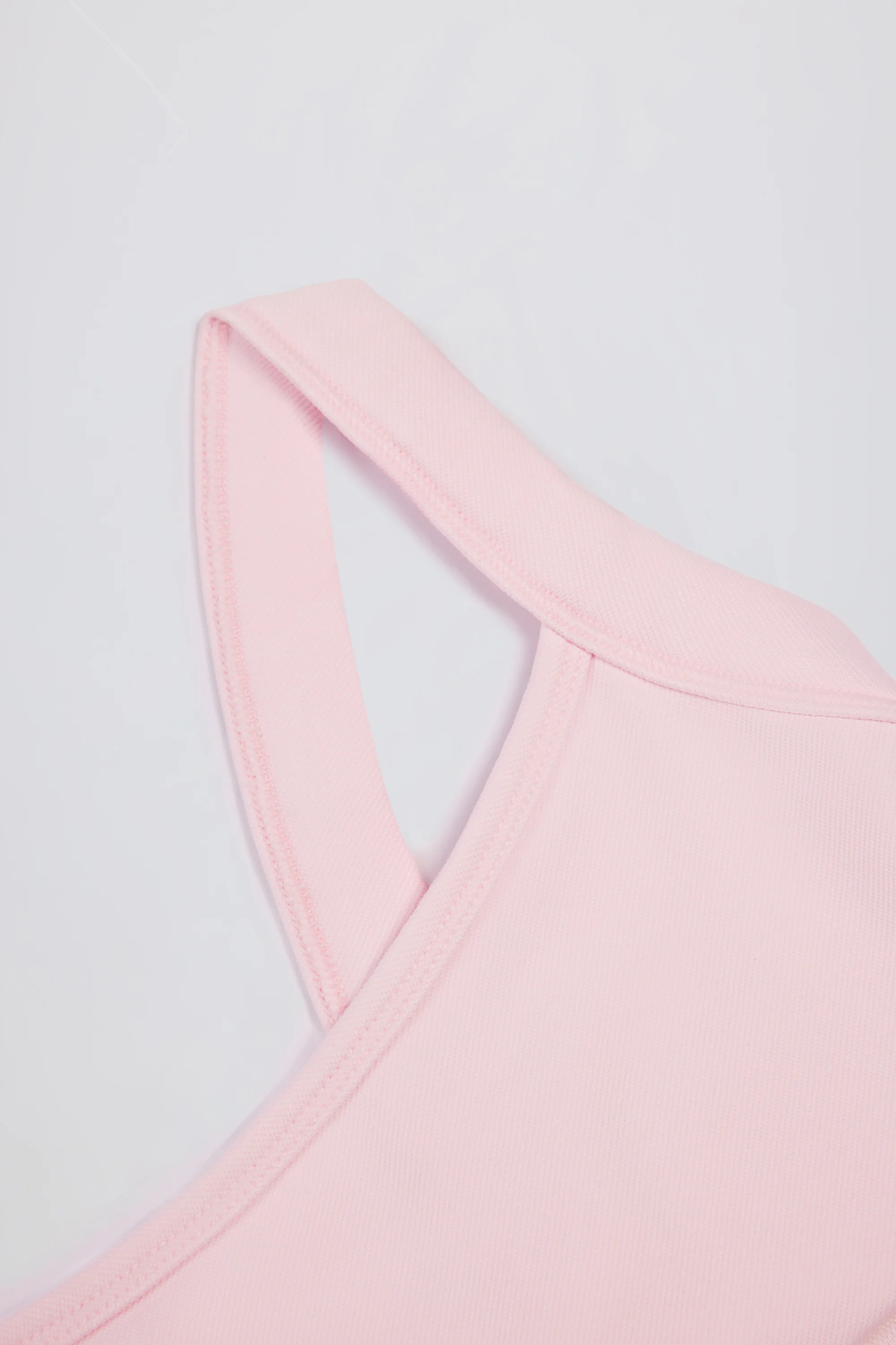 Super Sculpt Seamless Longline Camisole Top in Powder Pink - Image 6