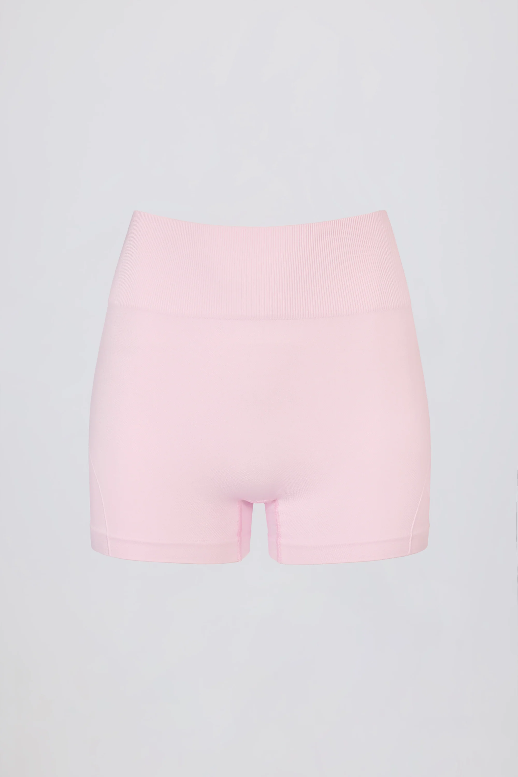 Super Sculpt Seamless Mini Shorts in Powder Pink