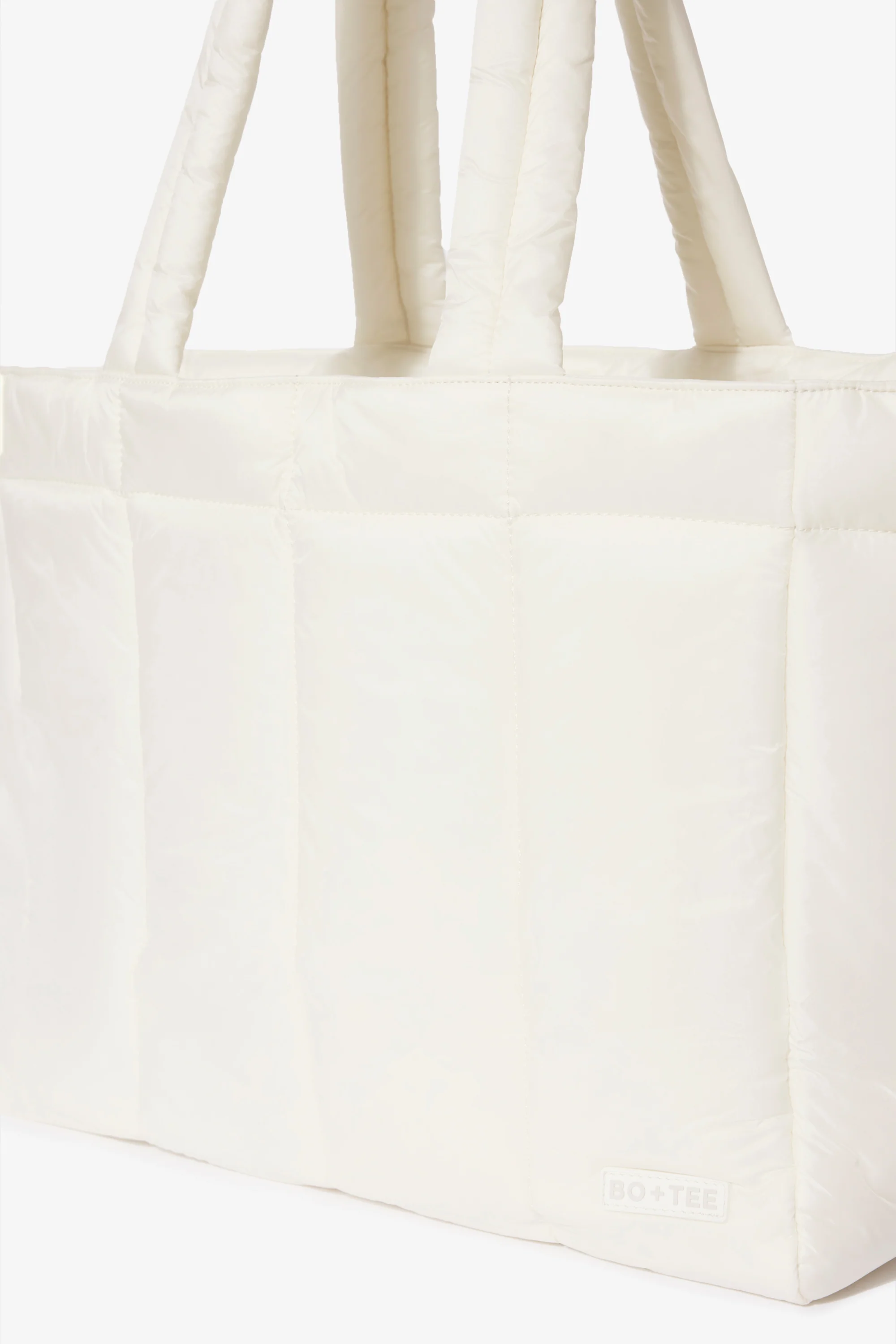 Waterproof Puffer Tote Bag in Ice - Image 6